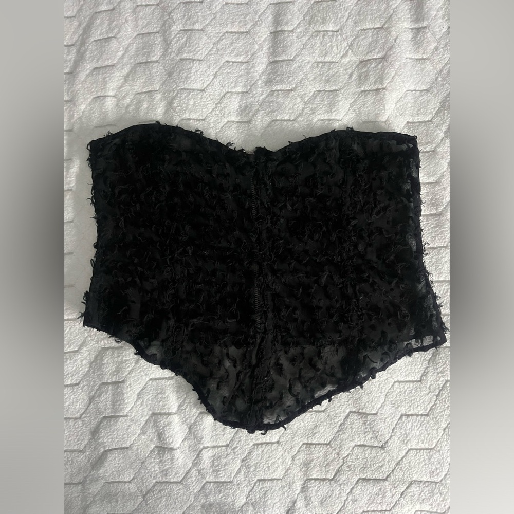 Black corset top